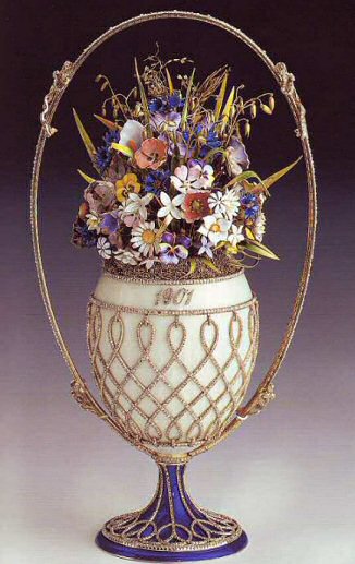 1901 Flower Basket Egg