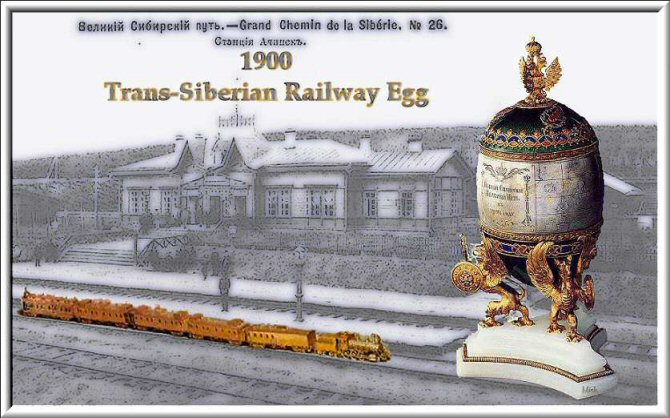 Het Trans-Siberian Railway Egg