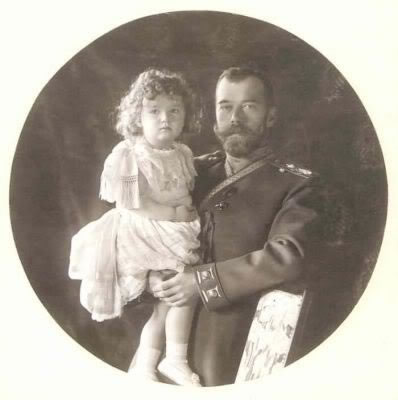 Nicholas II and Alexei in 1906