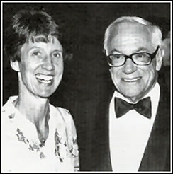 Christel McCanless and Malcolm Forbes at the Exhibition in 1989